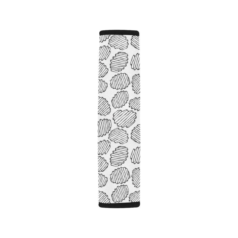 Potato Chips Pattern Print Design 03 Car Seat Belt Cover