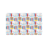 Surfboard Pattern Print Design 02 Doormat