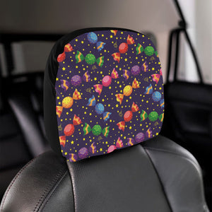 Candy Star Pattern Car Headrest Cover