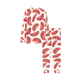 Grapefruit Pattern Kids' Boys' Girls' All Over Print Pajama Set