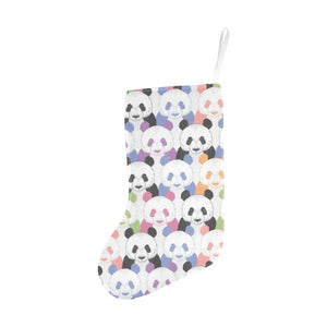 Colorful Panda Pattern Christmas Stocking