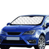 Engine Piston Pattern Print Design 02 Car Sun Shade