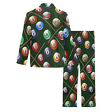 Billiard Ball Pattern Print Design 03 Men's Long Pajama Set