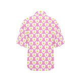 Fried Eggs Pattern Print Design 02 Women's All Over Print Hawaiian Shirt