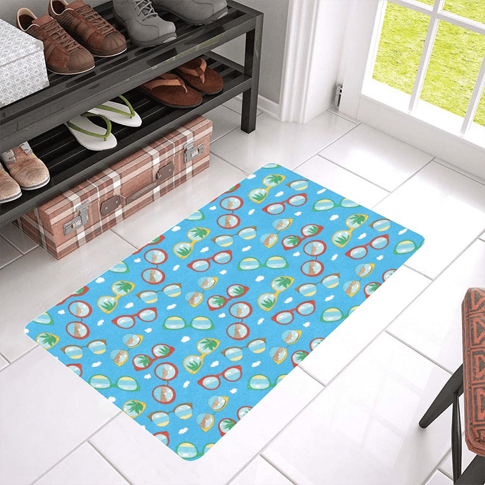 Sun Glasses Pattern Print Design 03 Doormat