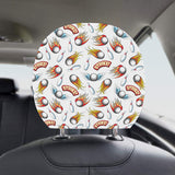 Bowling Strike Pattern Car Headrest Cover