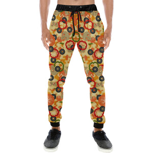 Pizza Texture Pattern Unisex Casual Sweatpants