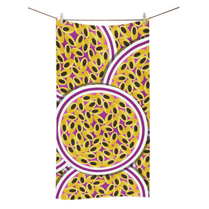 Passion Fruit Seed Pattern Bath Towel