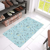 Greyhound Pattern Print Design 03 Doormat