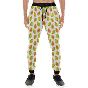 Papaya Pattern Theme Unisex Casual Sweatpants