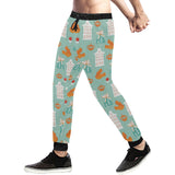 Windmill Pattern Theme Unisex Casual Sweatpants