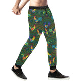 Rooster Chicken Pattern Theme Unisex Casual Sweatpants