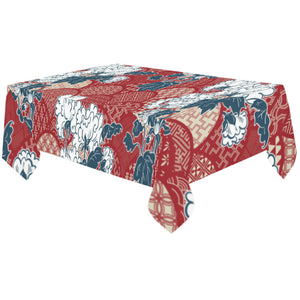 Red Theme Japanese Pattern Tablecloth