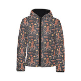 Octopus Pattern Kids' Boys' Girls' Padded Hooded Jacket