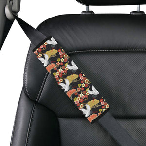 Japanese Crane Pattern Car Seat Belt Cover