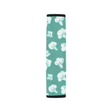 Broccoli Pattern Green background Car Seat Belt Cover