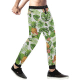 Pineapple Flower Leaves Pattern Unisex Casual Sweatpants