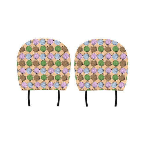 Onion Pattern Car Headrest Cover