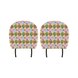 Onion Pattern Car Headrest Cover