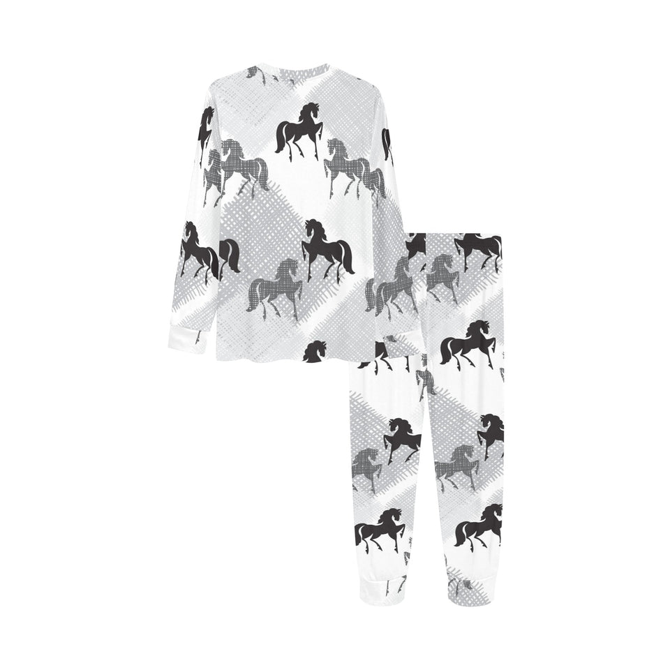 Horse Pattern Kids' Boys' Girls' All Over Print Pajama Set