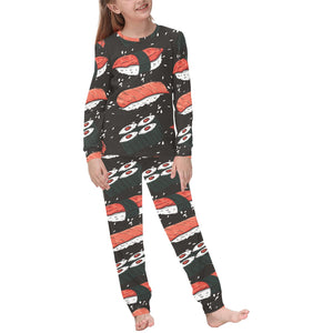 Sushi Theme Pattern Kids' Boys' Girls' All Over Print Pajama Set