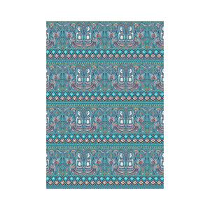 Mermaid Pattern Ethnic Motifs House Flag Garden Flag