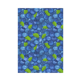 Blueberry Pattern Background House Flag Garden Flag