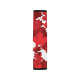 Canadian Maple Leaves Pattern Car Seat Belt Cover