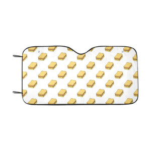 Sandwich Pattern Print Design 04 Car Sun Shade