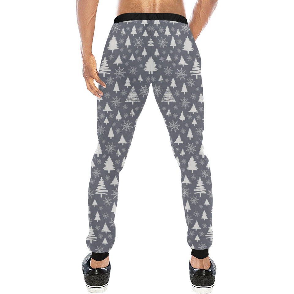 Snowflake Chirstmas Pattern Unisex Casual Sweatpants