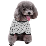 Sun Glasses Pattern Print Design 05 All Over Print Pet Dog Round Neck Fuzzy Shirt