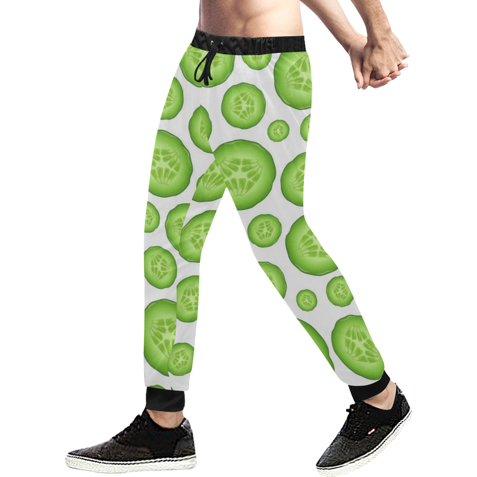 Sliced Cucumber Pattern Unisex Casual Sweatpants