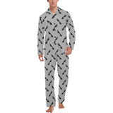 Sun Glasses Pattern Print Design 05 Men's Long Pajama Set