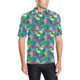 Pelican Pattern Print Design 03 Men's All Over Print Polo Shirt