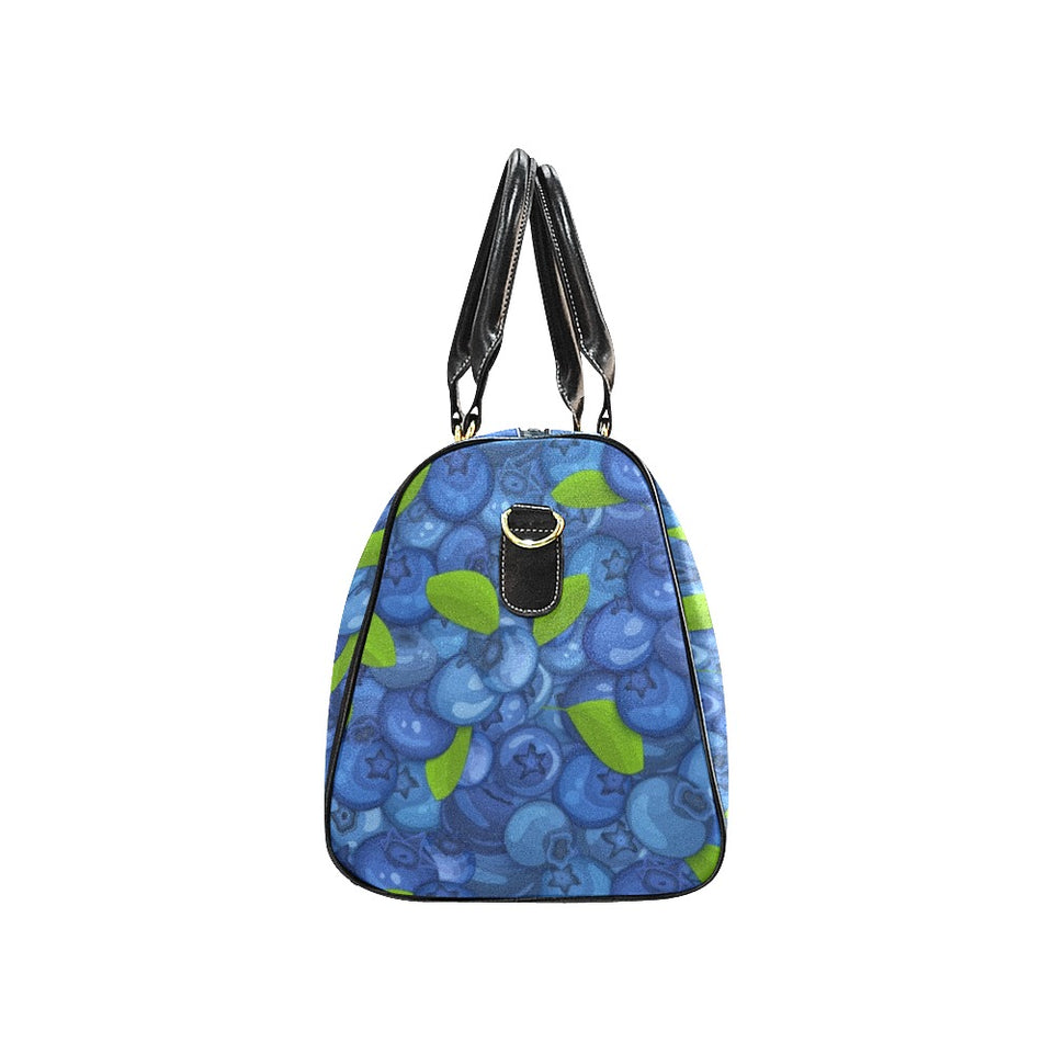 Blueberry Pattern Background Travel Bag