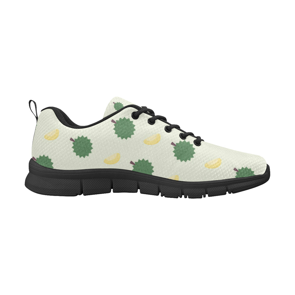 Durian Pattern Theme Men's Sneakers Black