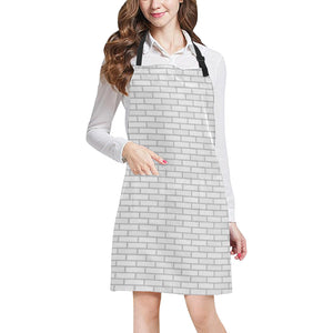 Brick Printed Pattern Print Design 03 Adjustable Apron