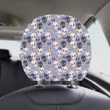 Alien Pattern Print Design 05 Car Headrest Cover