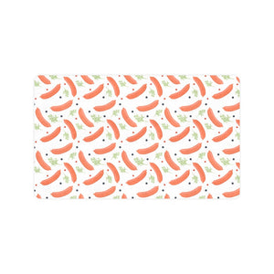 Sausage Pattern Print Design 03 Doormat