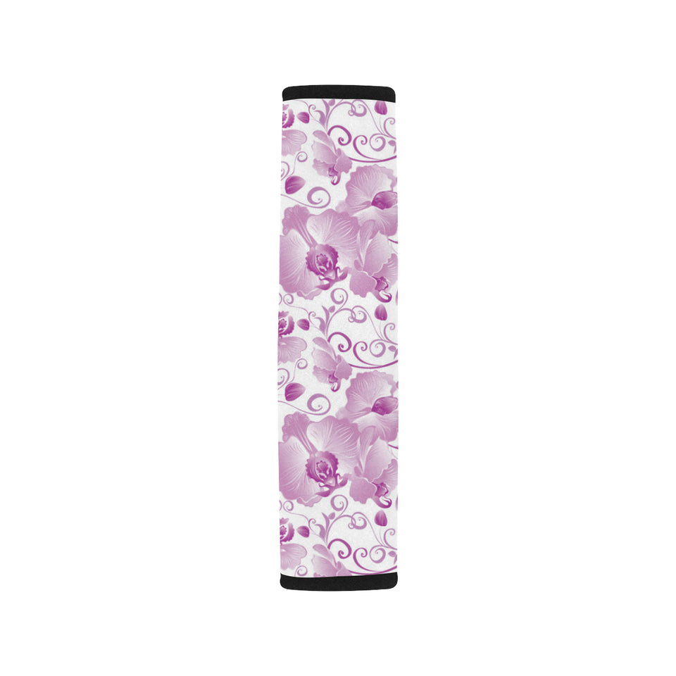 Orchid Pattern Car Seat Belt Cover