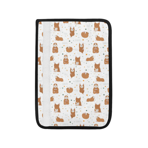 Guinea Pig Pattern Print Design 01 Car Seat Belt Cover