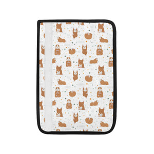 Guinea Pig Pattern Print Design 01 Car Seat Belt Cover