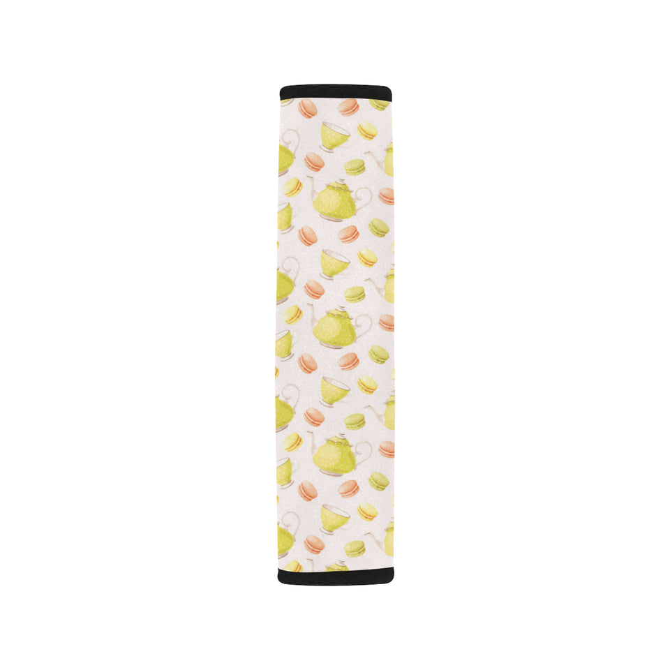 Tea pots Pattern Print Design 03 Car Seat Belt Cover