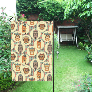 Monkey Pattern House Flag Garden Flag