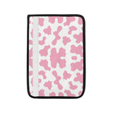 Pink Cow Skin Pattern Car Seat Belt Cover