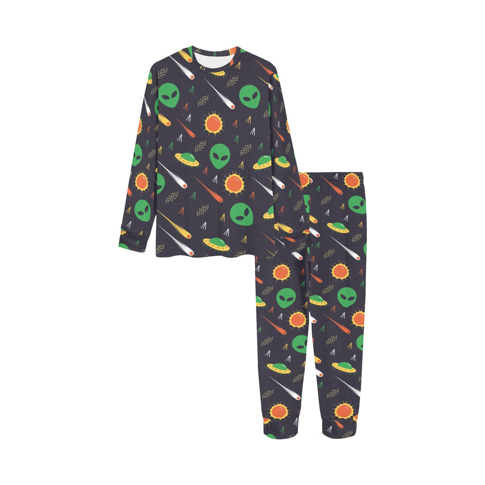 Alien Pattern Print Design 03 Kids' Boys' Girls' All Over Print Pajama Set