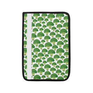 Broccoli Pattern Background Car Seat Belt Cover