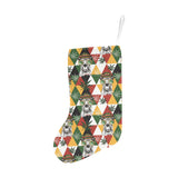 Cool Camel Leaves Pattern Christmas Stocking