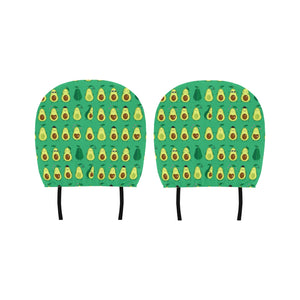 Cute Avocado Pattern Car Headrest Cover