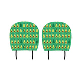 Cute Avocado Pattern Car Headrest Cover